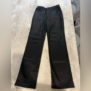 Express ‘90s slim fit - black and shiny material
